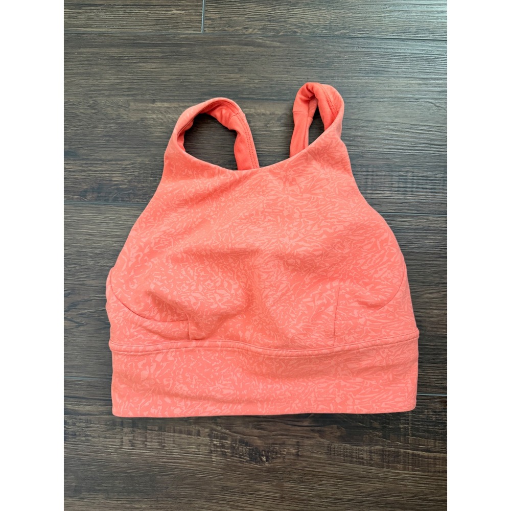 Lululemon Wunder Train Long-Line Bra *Medium Support, C/D Cups
Crunch Warm Coral